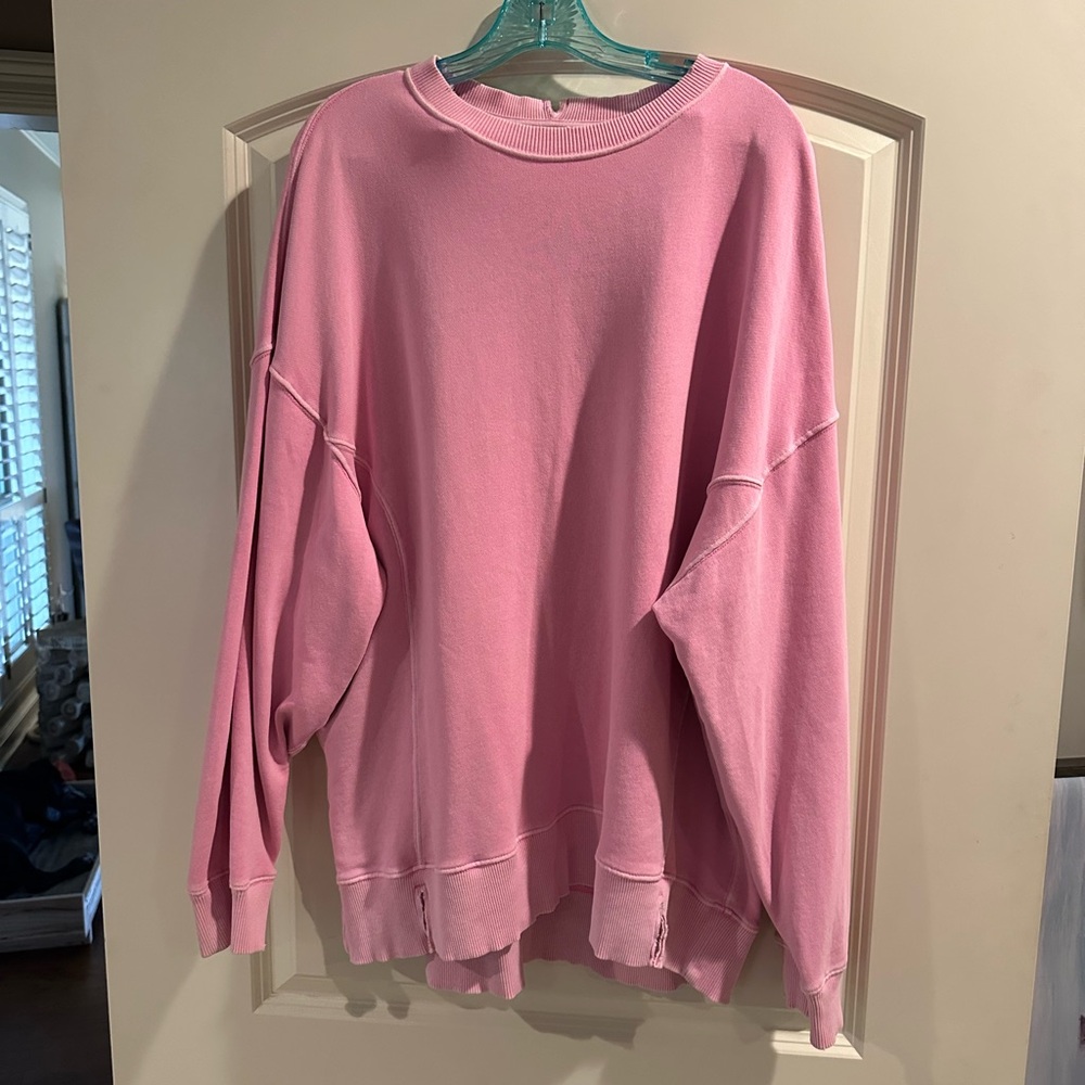 Aerie Pink Women's Oversized Sweatshirt